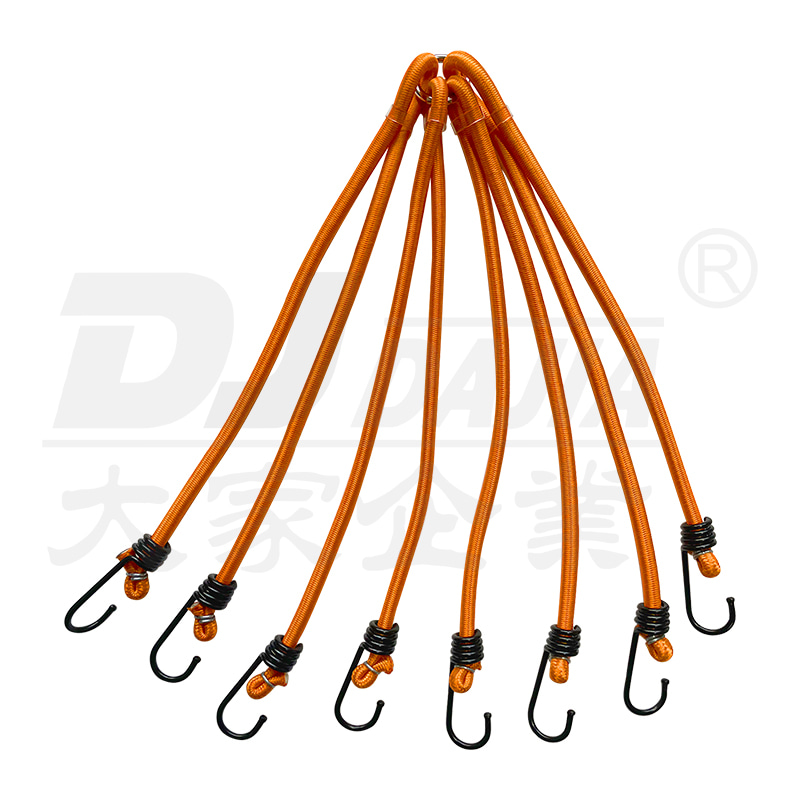 Kord bungee 8mm untuk 8 tali lengan elastik dengan cangkuk
