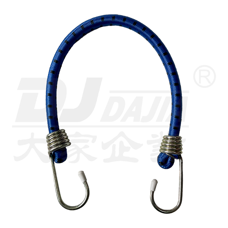 Cangkuk abs laras plastik biru bulat tali bungee