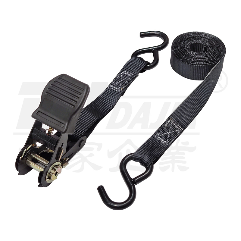 1 "(25mm) trak ratchet mengikat tali dengan s cangkuk
