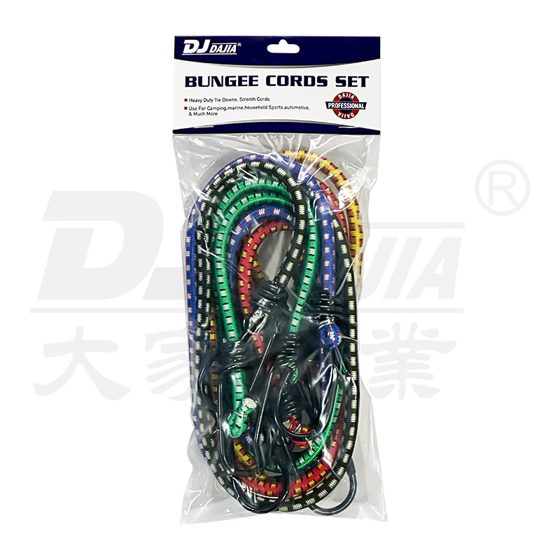 Kord bungee 8mm untuk 8 tali lengan elastik dengan cangkuk